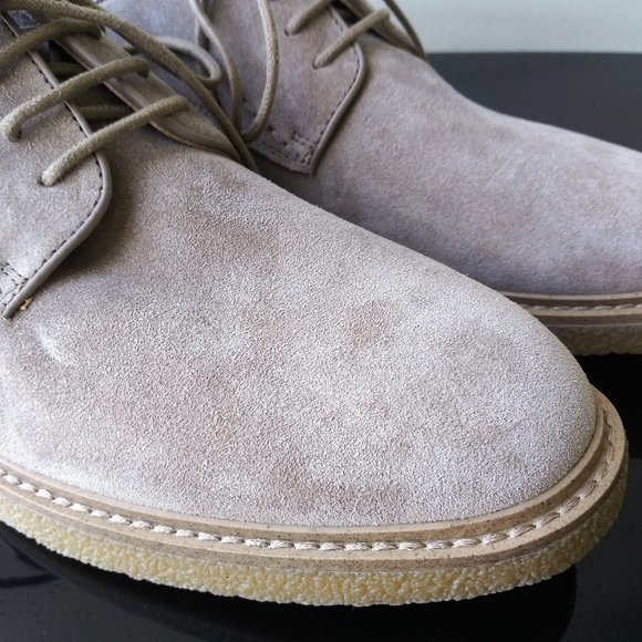 Calvin Klein Men\'s Wells Plain Toe Derby in Beautiful Leather Creamy Suede main image 7